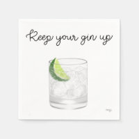 Gin Cocktail Napkins