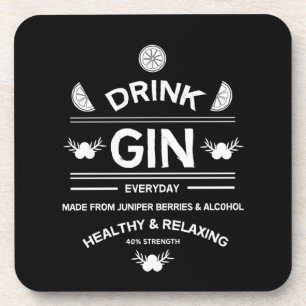 Gin Drinkers Love Gin Home Decor Bars Servin Coaster