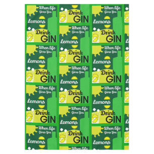 Gin Drinkers Love Gin Home Decor Bars Servin Tablecloth