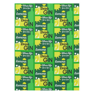 Gin Drinkers   Love Gin   Home Decor   Bars Servin Tablecloth