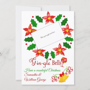 Gin-gle Bells Holiday Gift Card Holder