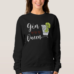 Gin Heart Queen Let The Evening Be Gin For Men Wom Sweatshirt