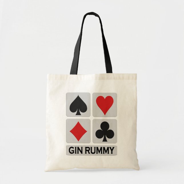 Gin Rummy bag - choose style & colour (Front)