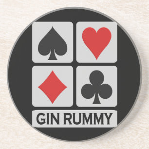 Gin Rummy coaster