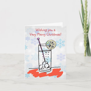 Gin Sling Merry Christmas Card