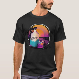 Gin Synthwave 80s Retrowave Aesthetic T-Shirt