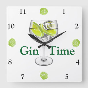 Gin Time Wall Clock