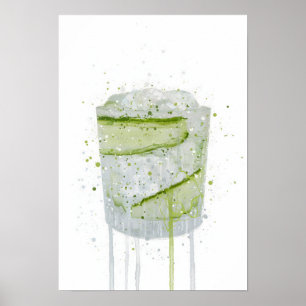 Gin & Tonic 'Cucumber' Poster