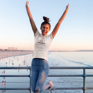 Gin Vincible Ladies V Neck T-Shirt 