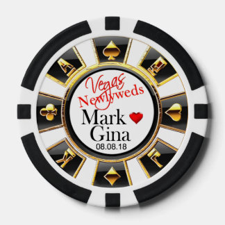 GINA & MARK WEDDING Vegas casino chip