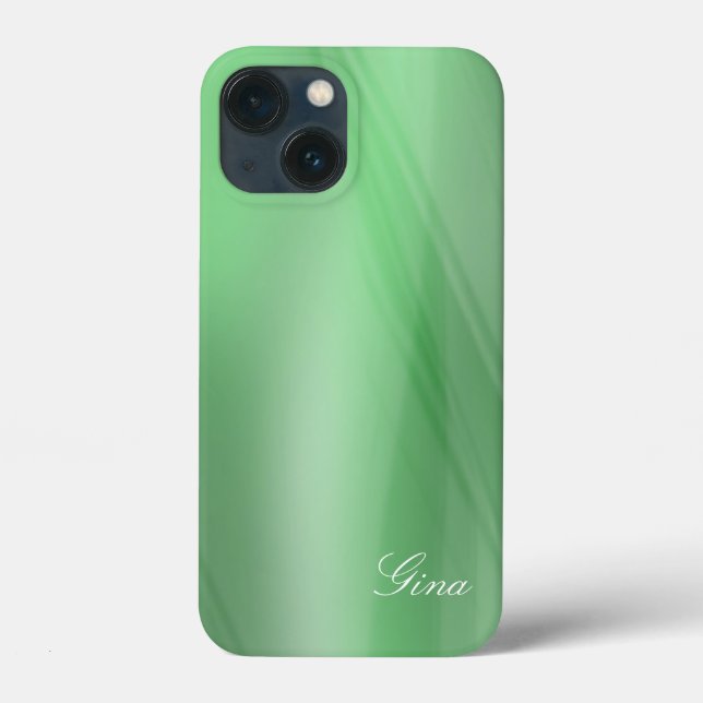 Gina - Shades 2 - customise it - Green iPhone Case (Back)