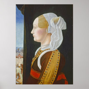 Ginevra Bentivoglio, c. 1474- 77 Poster