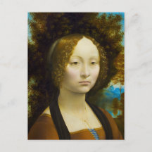 Ginevra de' Benci by Leonardo da Vinci