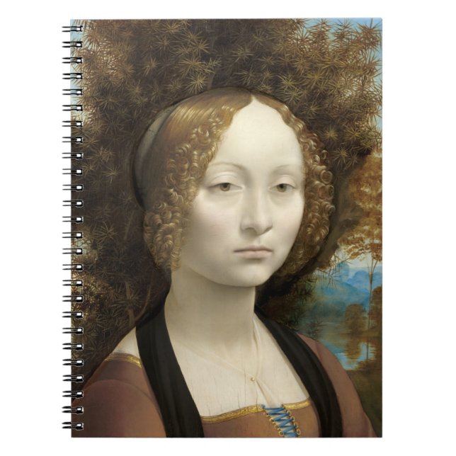 Ginevra de' Benci Leonardo da Vinci  Notebook (Front)