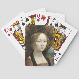 Ginevra de' Benci Leonardo da Vinci  Playing Cards