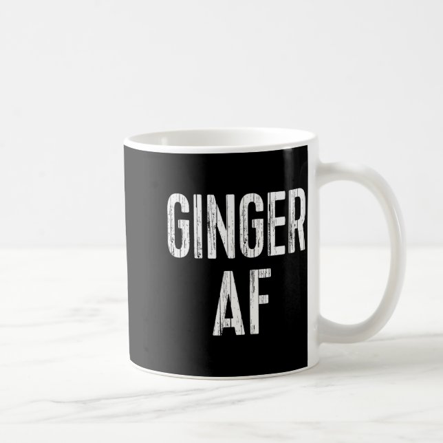 Ginger Af Shirt Irish Men Women St Patricks Day  Coffee Mug (Right)