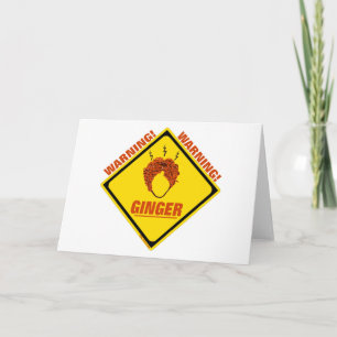 Ginger Alert! Card