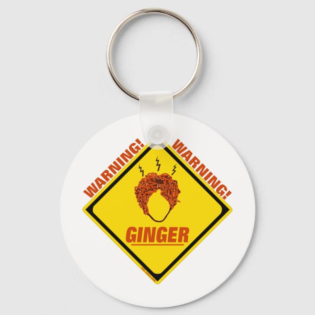 Ginger Alert! Key Ring (Front)