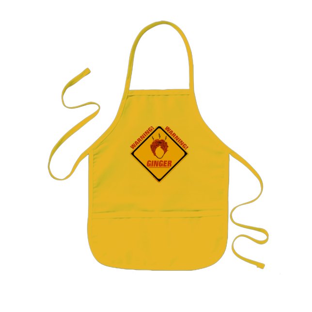 Ginger Alert! Kids Apron (Front)