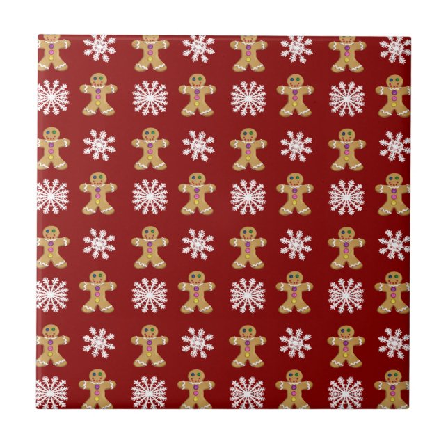 Ginger and Snow Tile (Front)