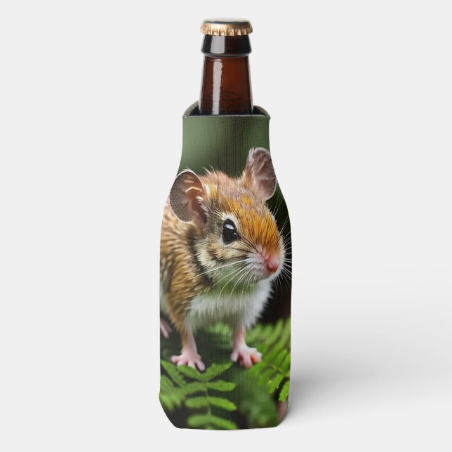 Ginger Australian Hopping Mouse, Bottle Cooler (Bottle Front)