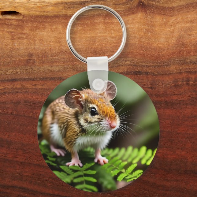 Ginger Australian Hopping Mouse, Keyring (Front)