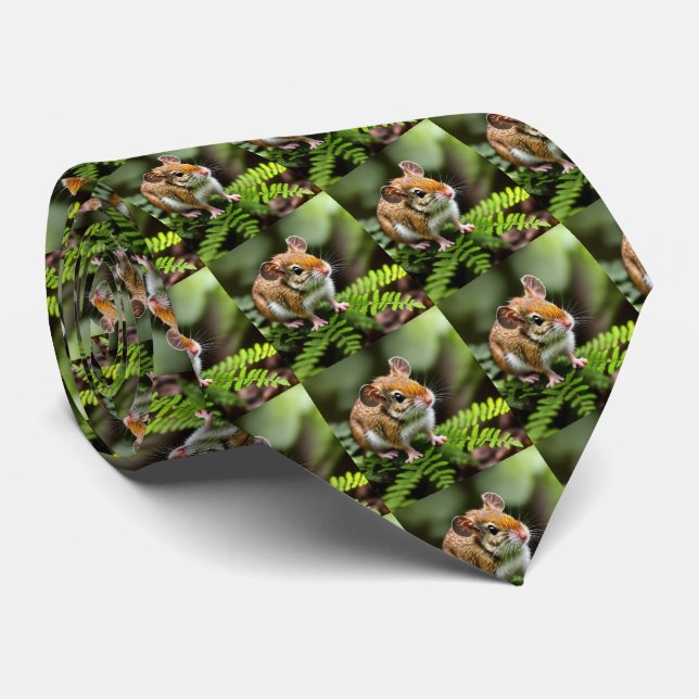 Ginger Australian Hopping Mouse, Neck Tie (Rolled)