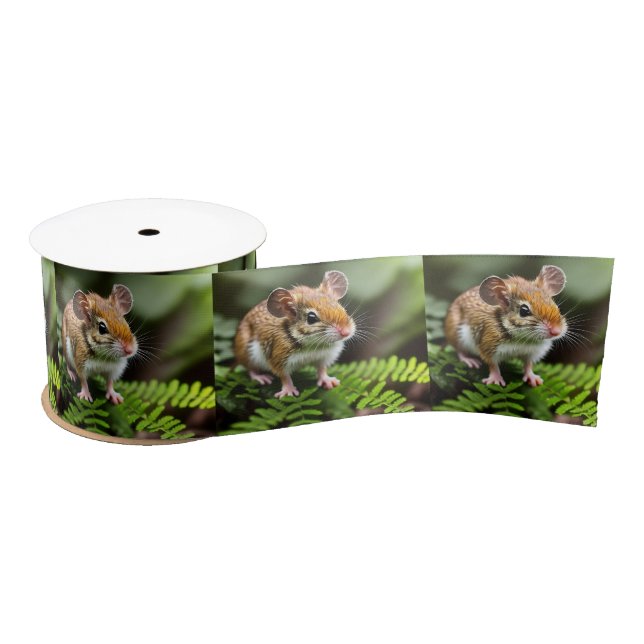 Ginger Australian Hopping Mouse, Satin Ribbon (Spool)