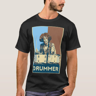 Ginger Baker Drummer Pop Art T-Shirt