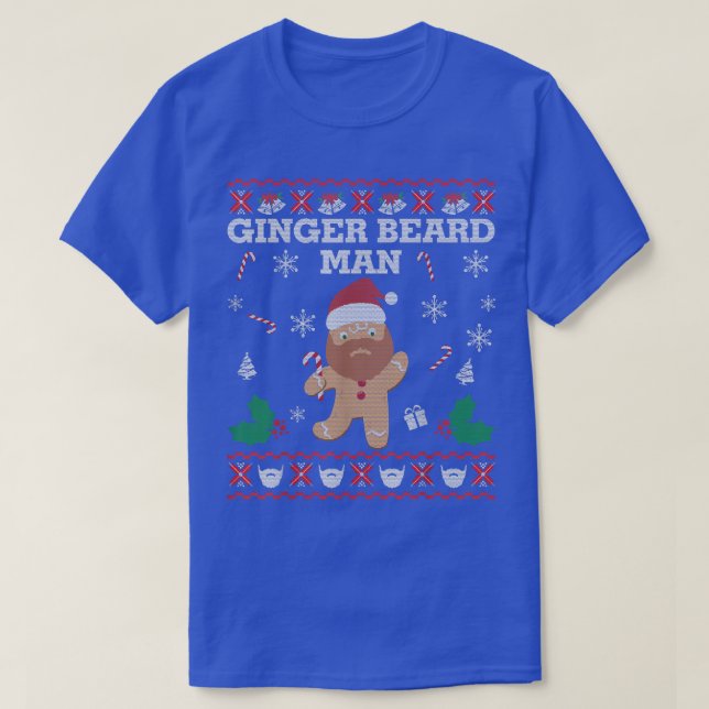 Ginger Beard Man Funny Ugly Christmas Sweater Gift (Design Front)