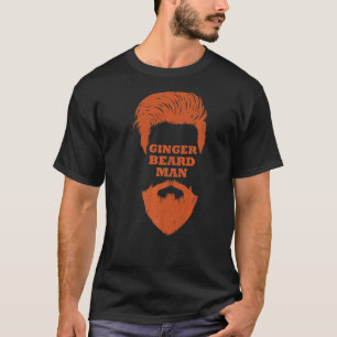 Ginger Beard Man Redhead Ginger Dad Father Mens T-Shirt