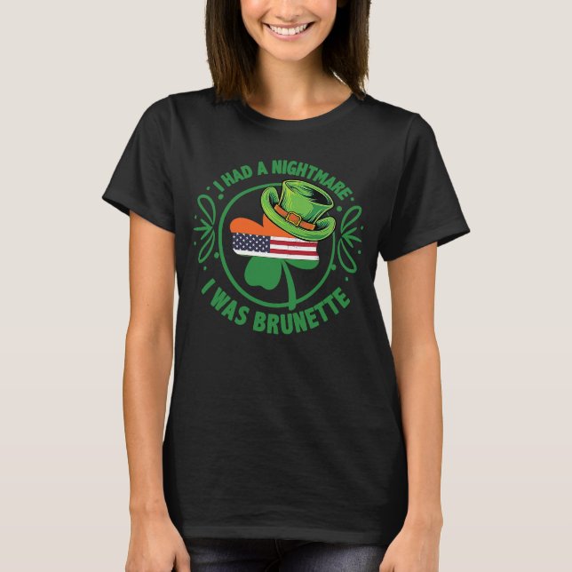 Ginger Beard St Patrick's Day Irish T-Shirt (Front)