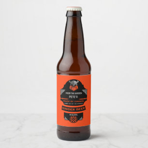 Ginger Beer Maker Bottle Label