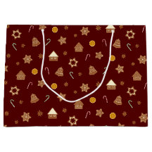 Ginger bread gift bag