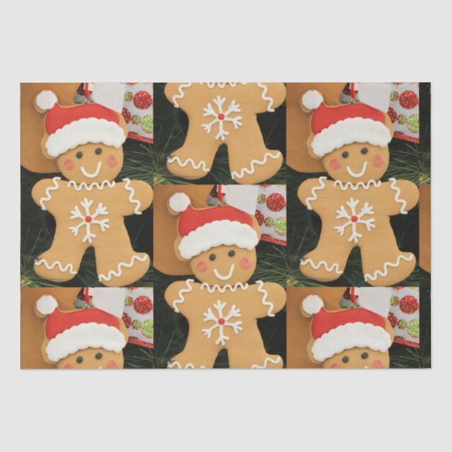 Ginger Bread Man  Tissue Paper (Front)