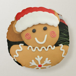 Ginger Bread Round Cushion