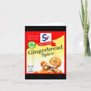 Ginger Bread Sce Group Costume Family Matching Hal Card