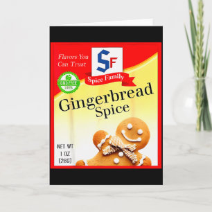 Ginger Bread Spice Group Costume Family Matching H Card