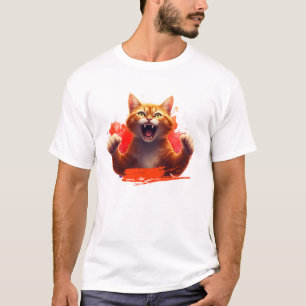 Ginger Cat Angry T-Shirt