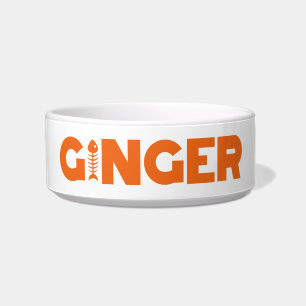 Ginger Cat Bowl