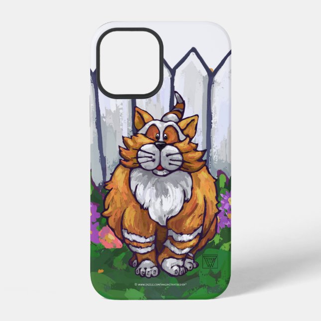 Ginger Cat Electronics iPhone Case (Back)