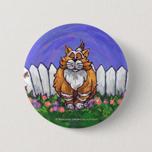Ginger Cat Gifts & Accessories 6 Cm Round Badge