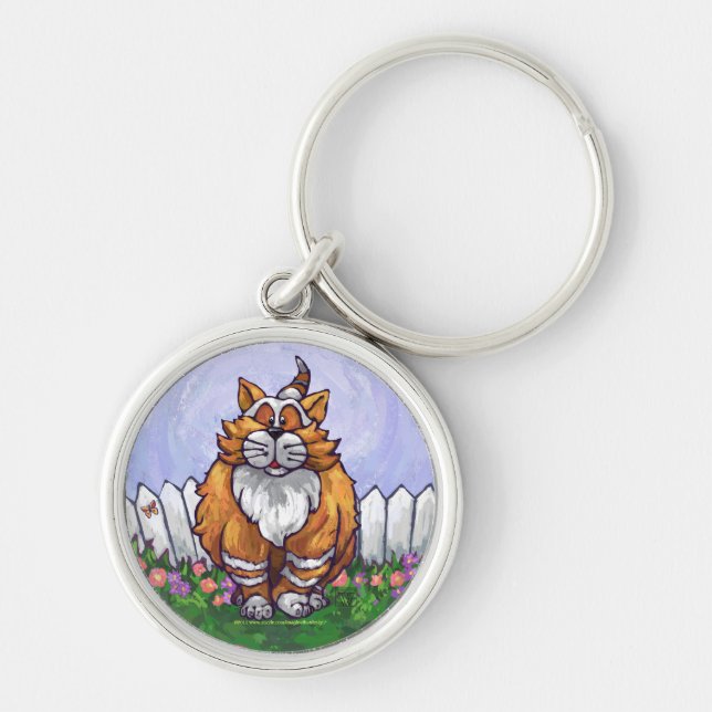 Ginger Cat Gifts & Accessories Key Ring (Front)