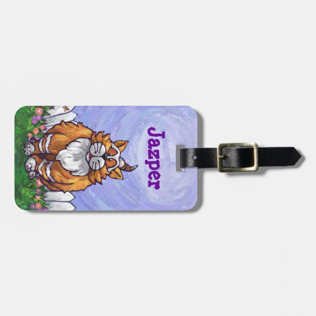 Ginger Cat Gifts & Accessories Luggage Tag (Front Horizontal)