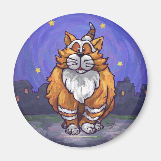 Ginger Cat Gifts & Accessories Magnet (Front)