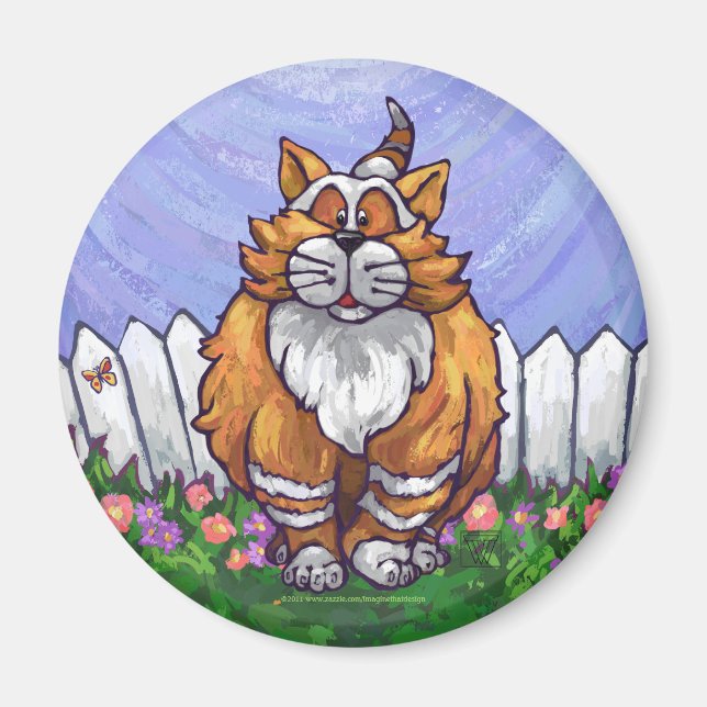 Ginger Cat Gifts & Accessories Magnet (Front)