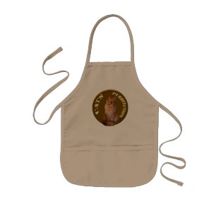 Ginger Cat Gold Coin, Kids Apron