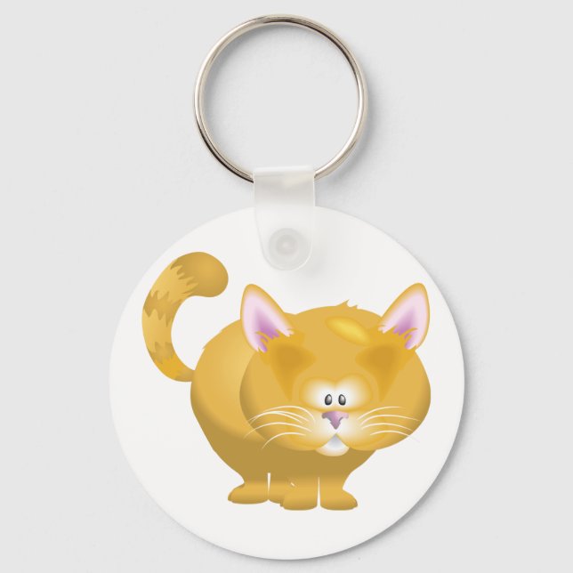 Ginger Cat Keychain (Front)