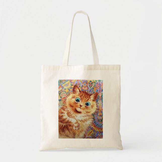 Ginger Cat, Louis Wain Tote Bag (Front)