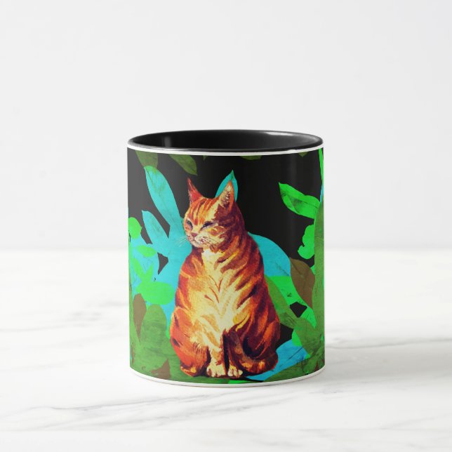 ginger cat mug (Center)